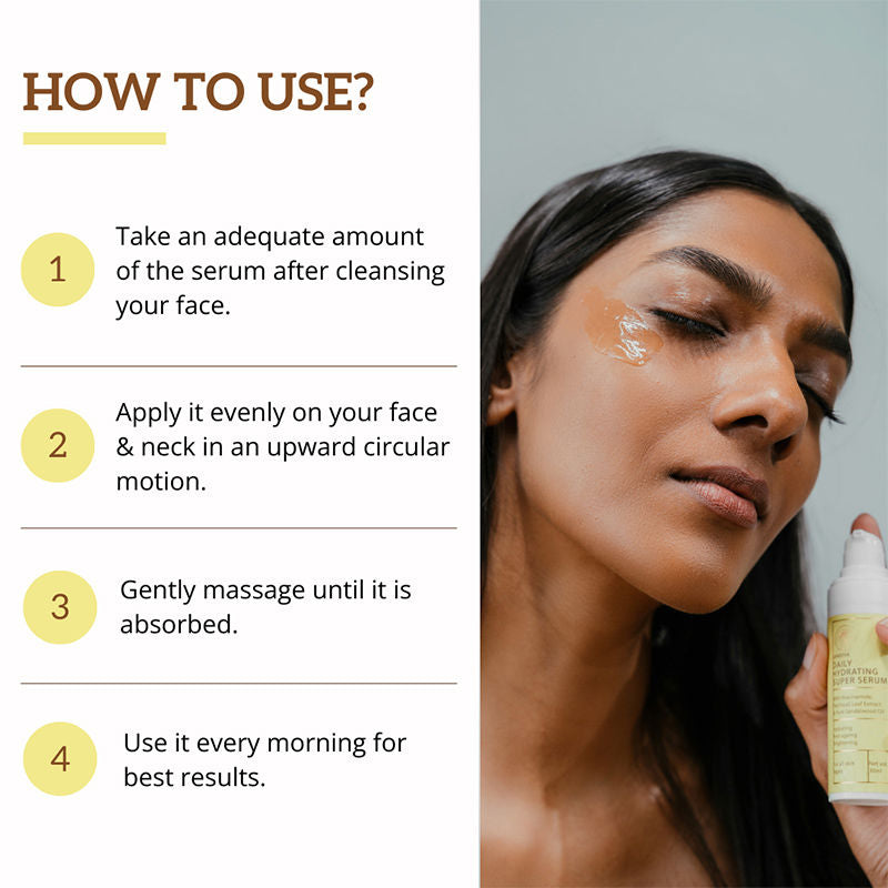 Daily Hydrating Super Serum with Niacinamide & Patchouli - Anti-ageing & Hydrating