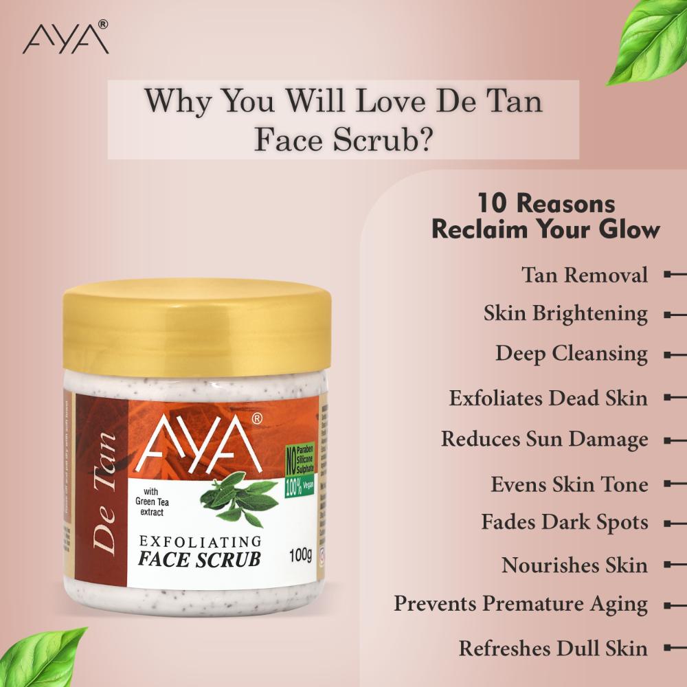 Detan Exfoliating Face Scrub
