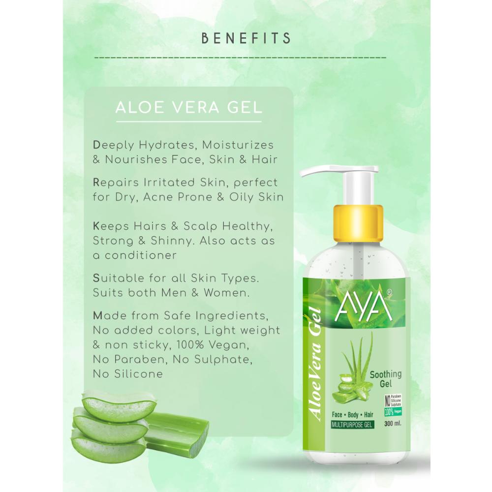 Multipurpose Aloe Vera Gel Face, Hair & Body