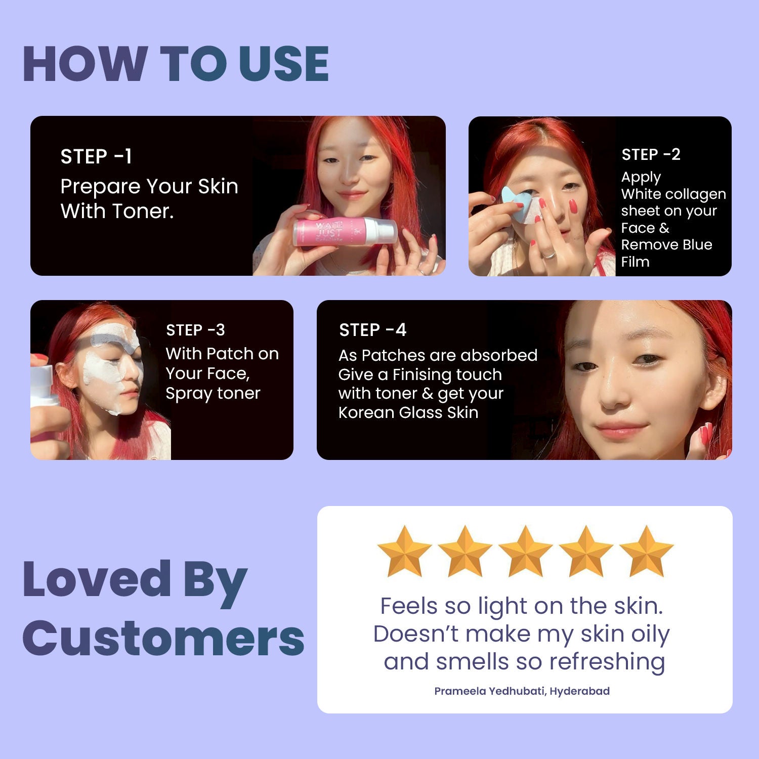 Invisible Melting Collagen Face Mask 1 Unit- 6 Patches