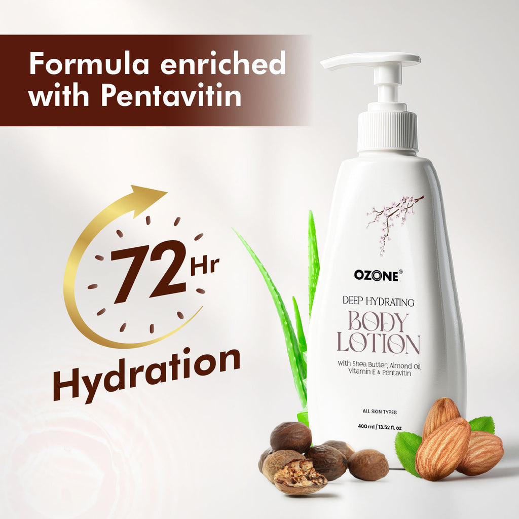 Deep Hydrating Body Lotion, Up To 72-Hour Deep Hydration, For All Skin Types