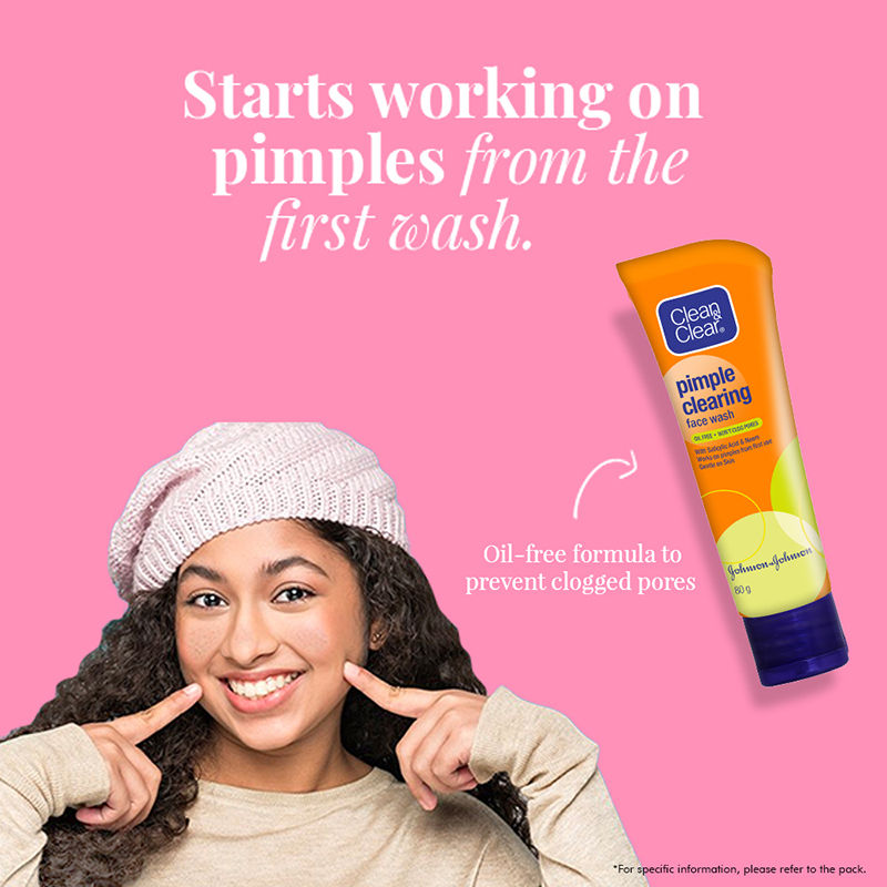 Pimple Clearing Face Wash with Neem & Salicylic Acid for Oily and Acne-Prone Skin