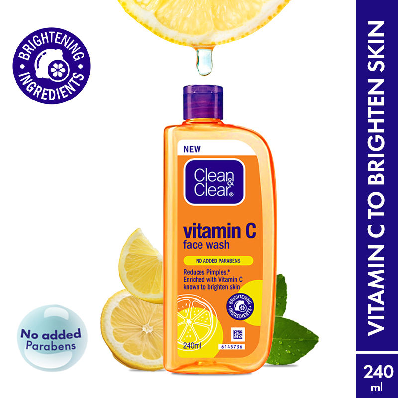 Vitamin C Face Wash - Gentle Brightening & Hydrating Cleanser Reduces Acne In 7 Days
