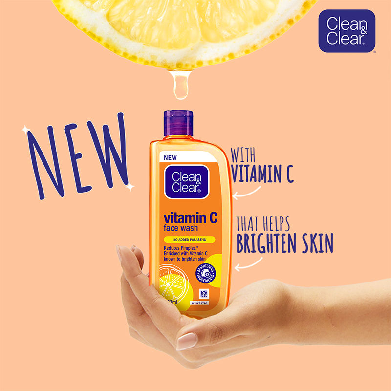 Vitamin C Face Wash - Gentle Brightening & Hydrating Cleanser Reduces Acne In 7 Days