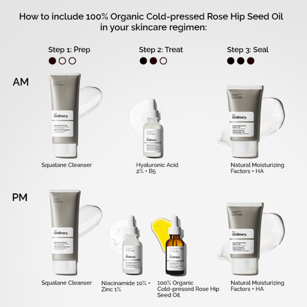 100% Organic Cold-Pressed Rose Hip Seed Oil