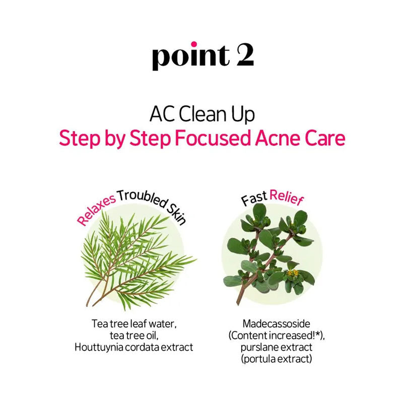 Ac Clean Up Cleansing Foam For Reducing Sebum & Acne