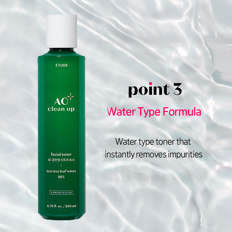 Ac Clean Up Facial Toner, For Acne Prone Skin