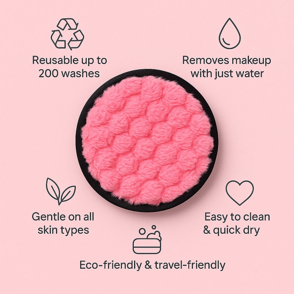 Reusable Makeup Remover Pad - Sustainable Alternative to Disposable Wipes.