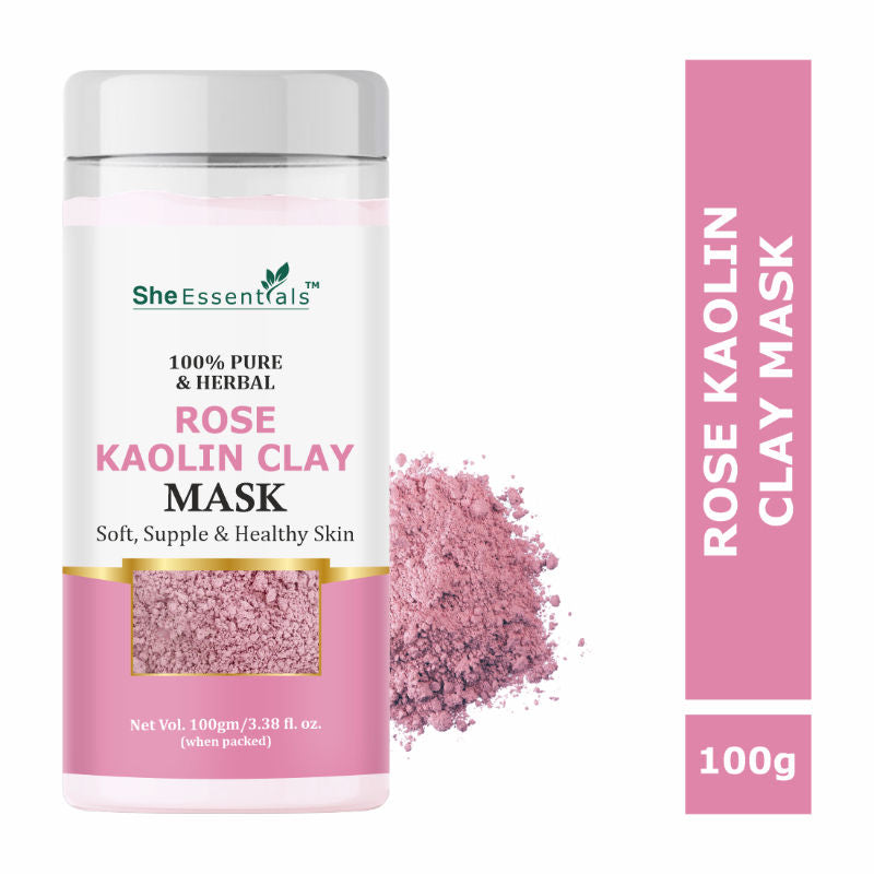 Rose Kaolin Clay For Gentle Cleansing