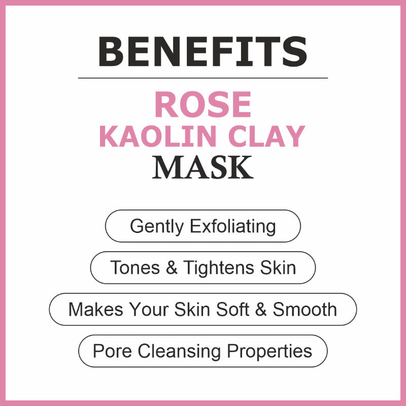 Rose Kaolin Clay For Gentle Cleansing