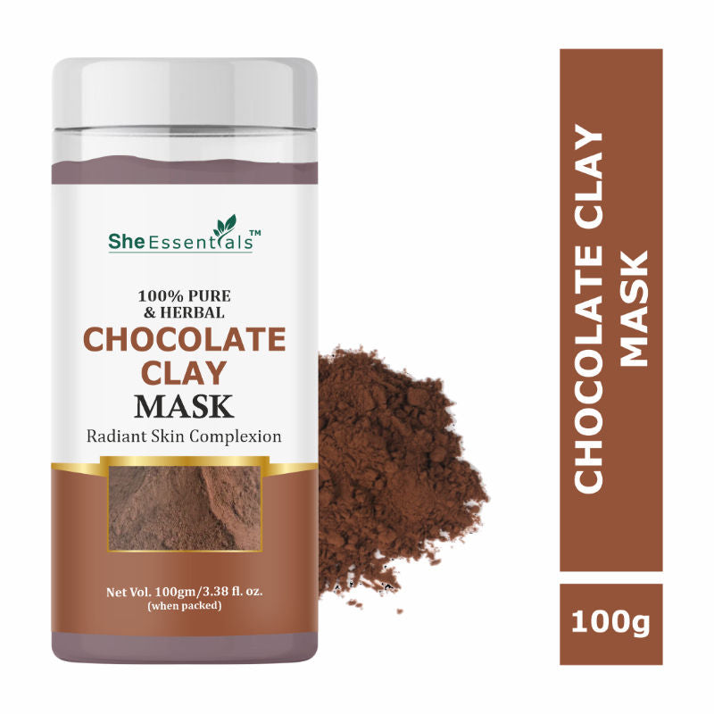 Choclate Clay Mask For Exfoliation Skin & Brightening