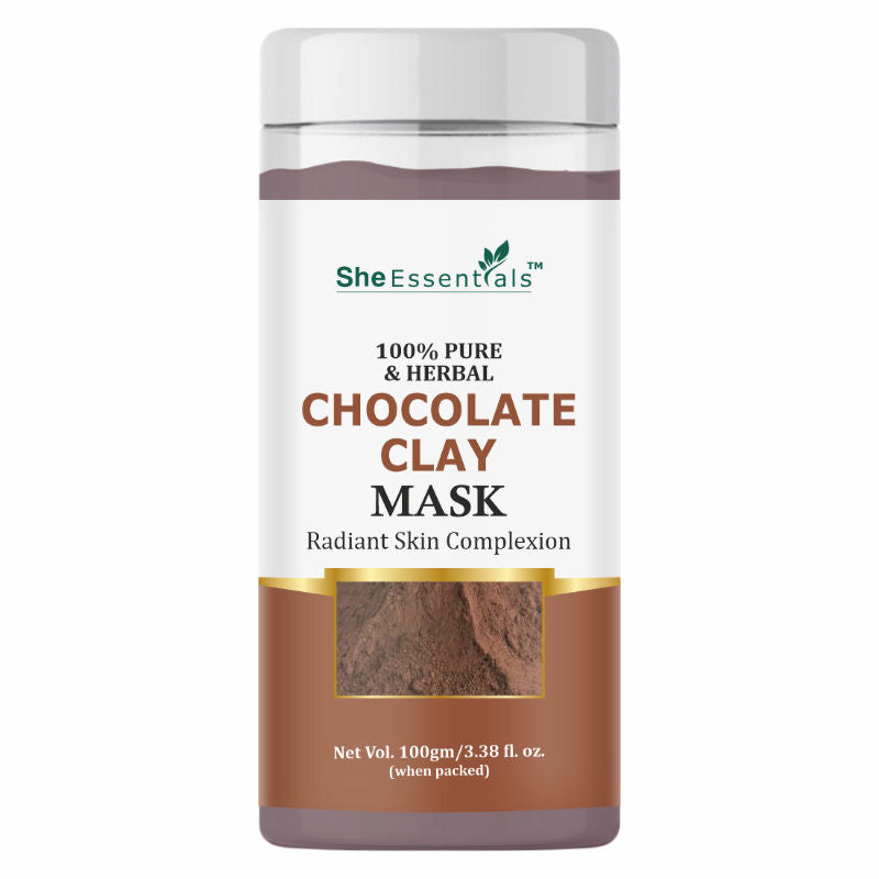 Choclate Clay Mask For Exfoliation Skin & Brightening