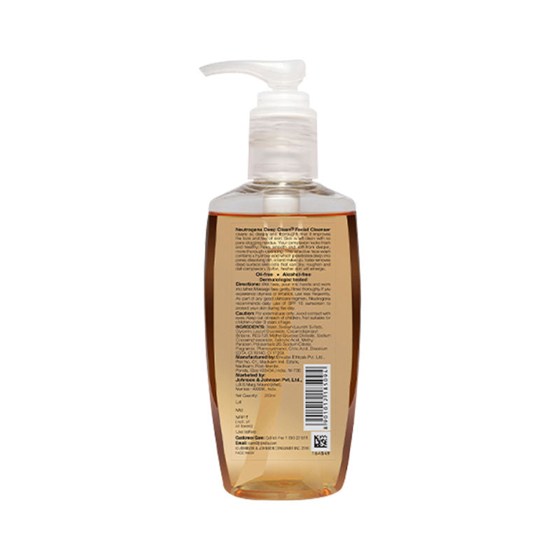 Deep Clean Facial Cleanser Face Wash for Normal to Oily Skin