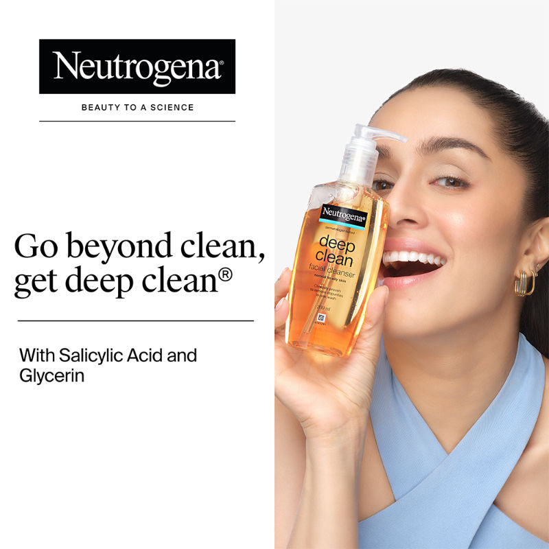Deep Clean Facial Cleanser Face Wash for Normal to Oily Skin