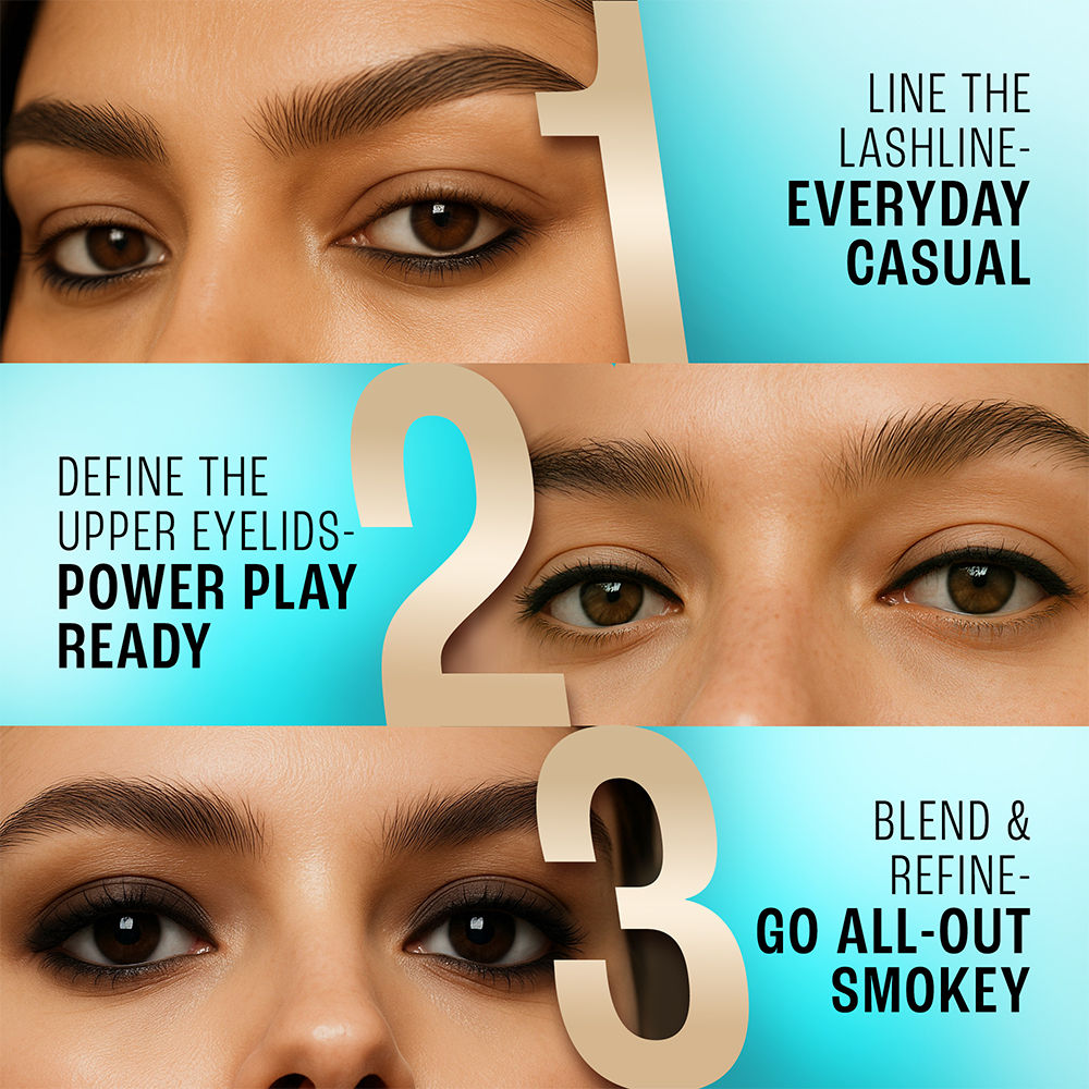 9-5 Eyeconic Smokey Kajal - Black