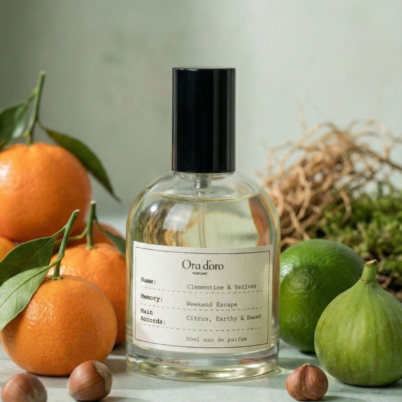 Perfume Clementine & Vetiver Eau De Parfum For Women & Men