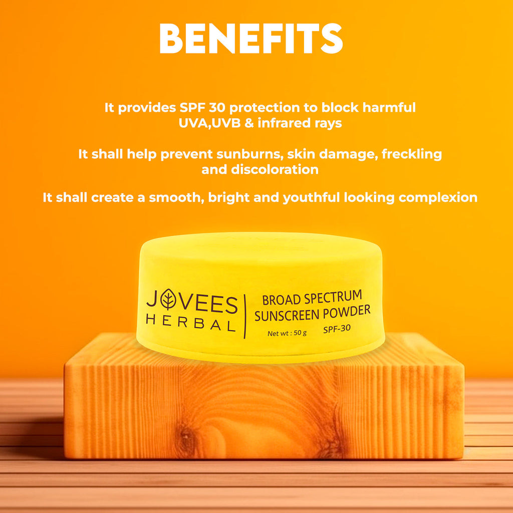 Herbal Broad Spectrum Sunscreen Powder With SPF 30