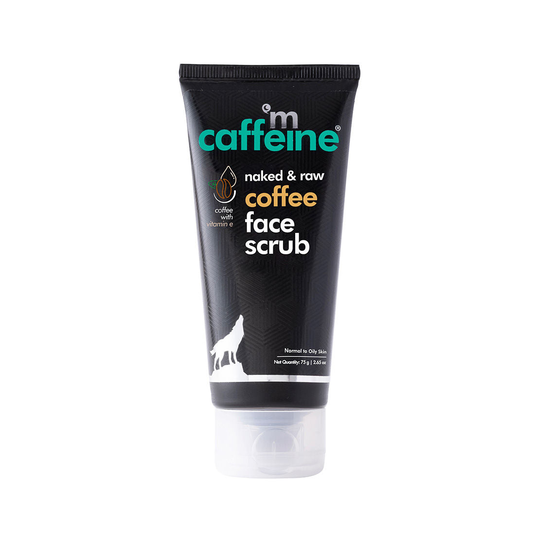 Naked Raw Coffee Face Scrub With Walnut & Vitamin E For Fresh & Glowing Skin