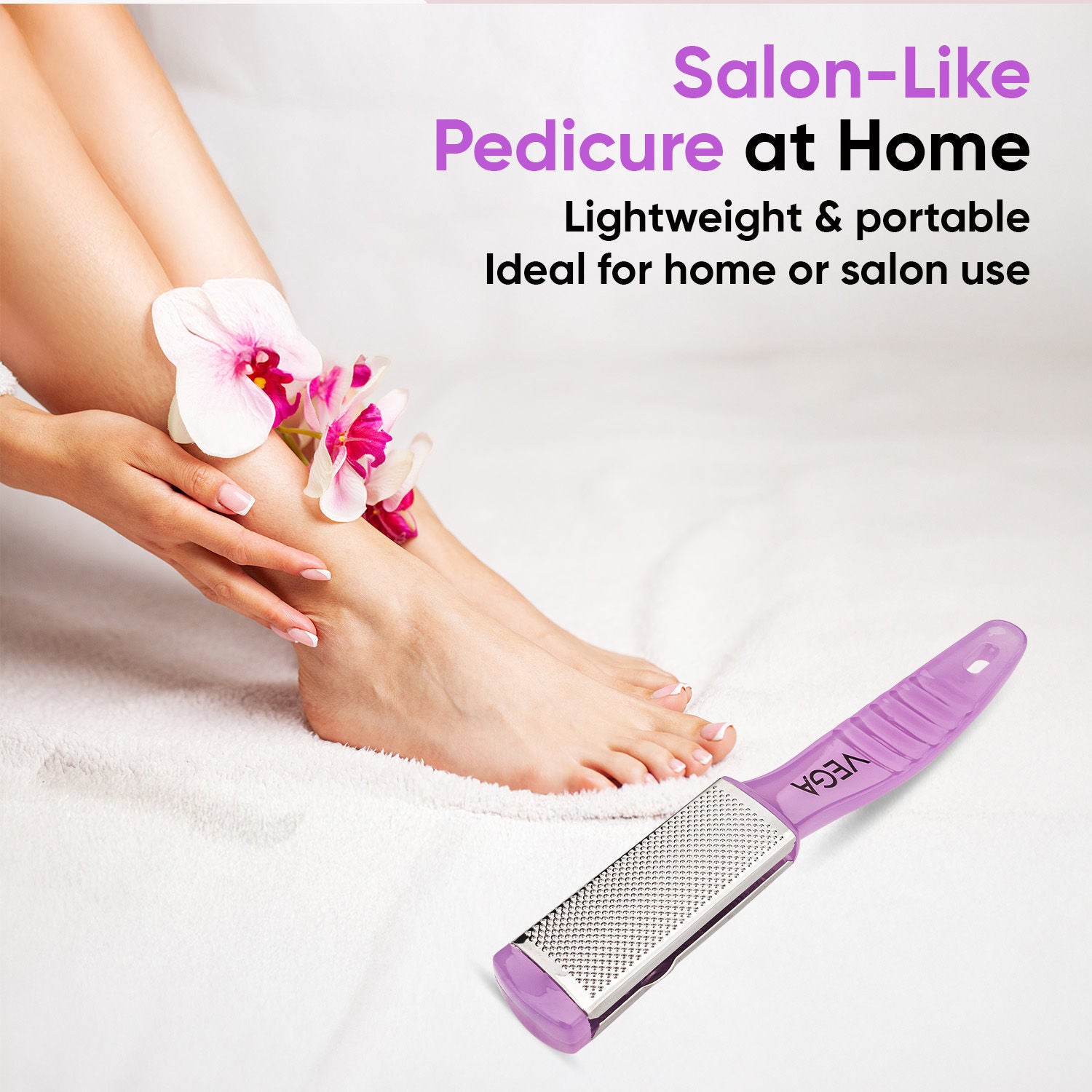 Pedicure Foot File–Dual-Sided Foot Scrubber for Remove Dead Skin, Callus (PD-03)