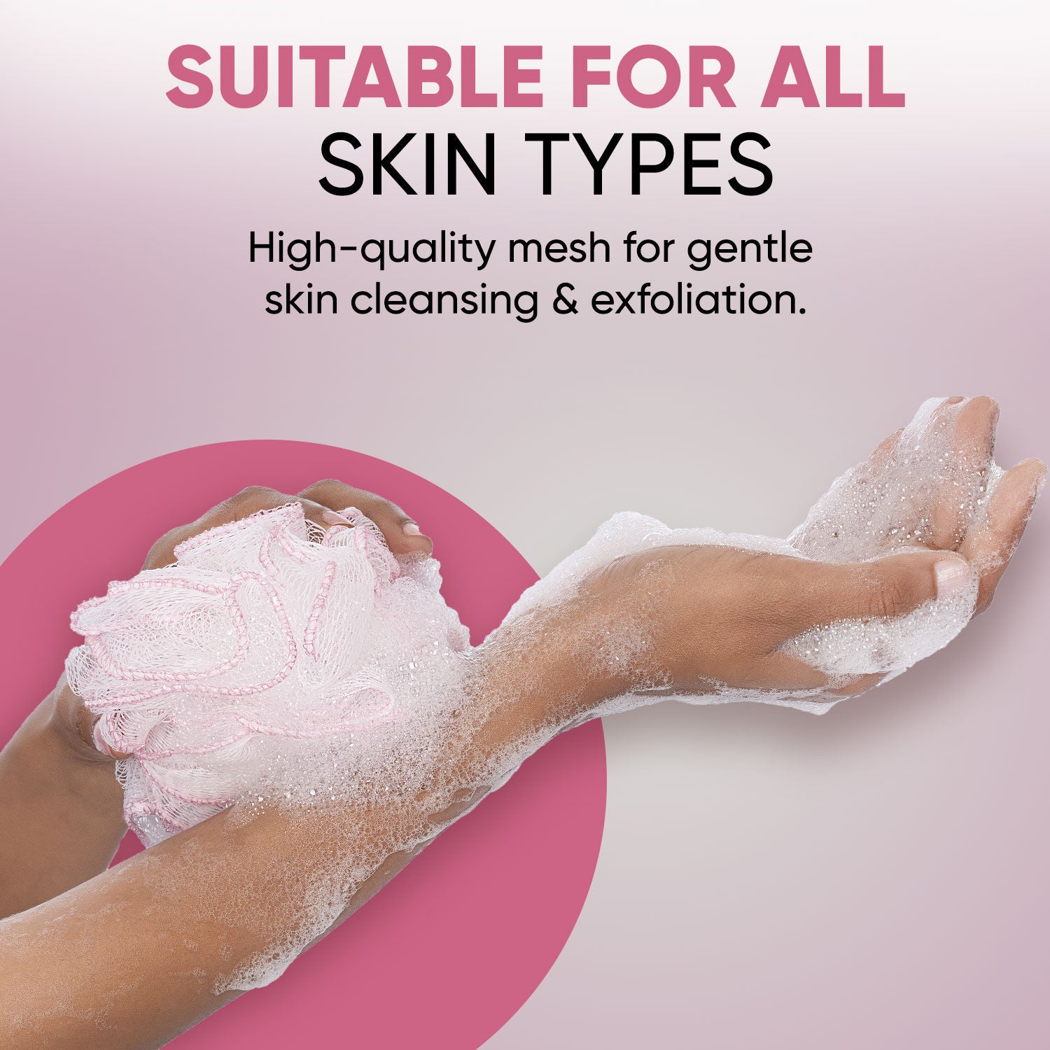 Everyday Bath Sponge Body Scrubber for Men & Women (BA-3/8)