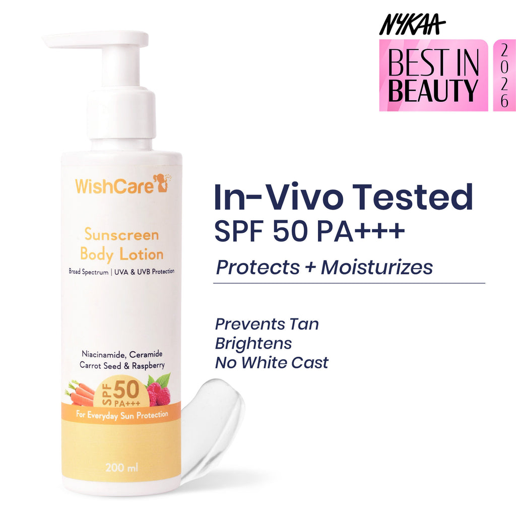 Sunscreen Body Lotion SPF50 PA+++-In Vivo Tested-UV Protection-No White Cast-Prevents Tan
