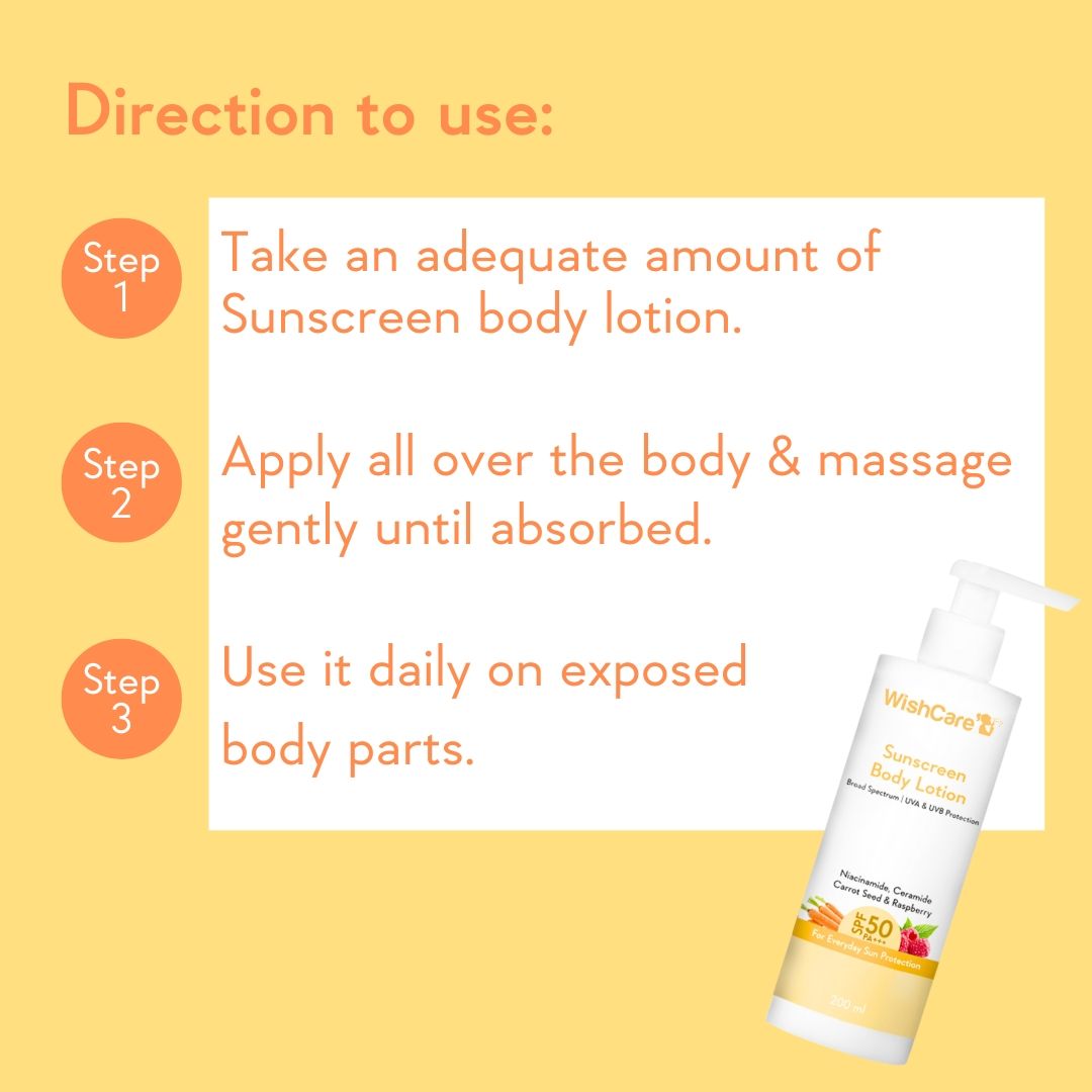Sunscreen Body Lotion SPF50 PA+++-In Vivo Tested-UV Protection-No White Cast-Prevents Tan