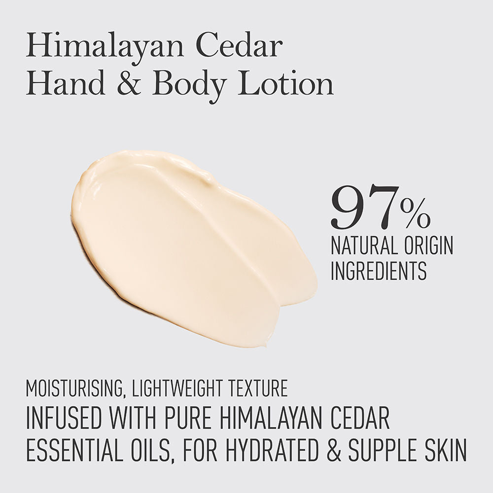 Himalayan Cedar Lightweight & Reviving with Paraben Free Hand And Body Lotion