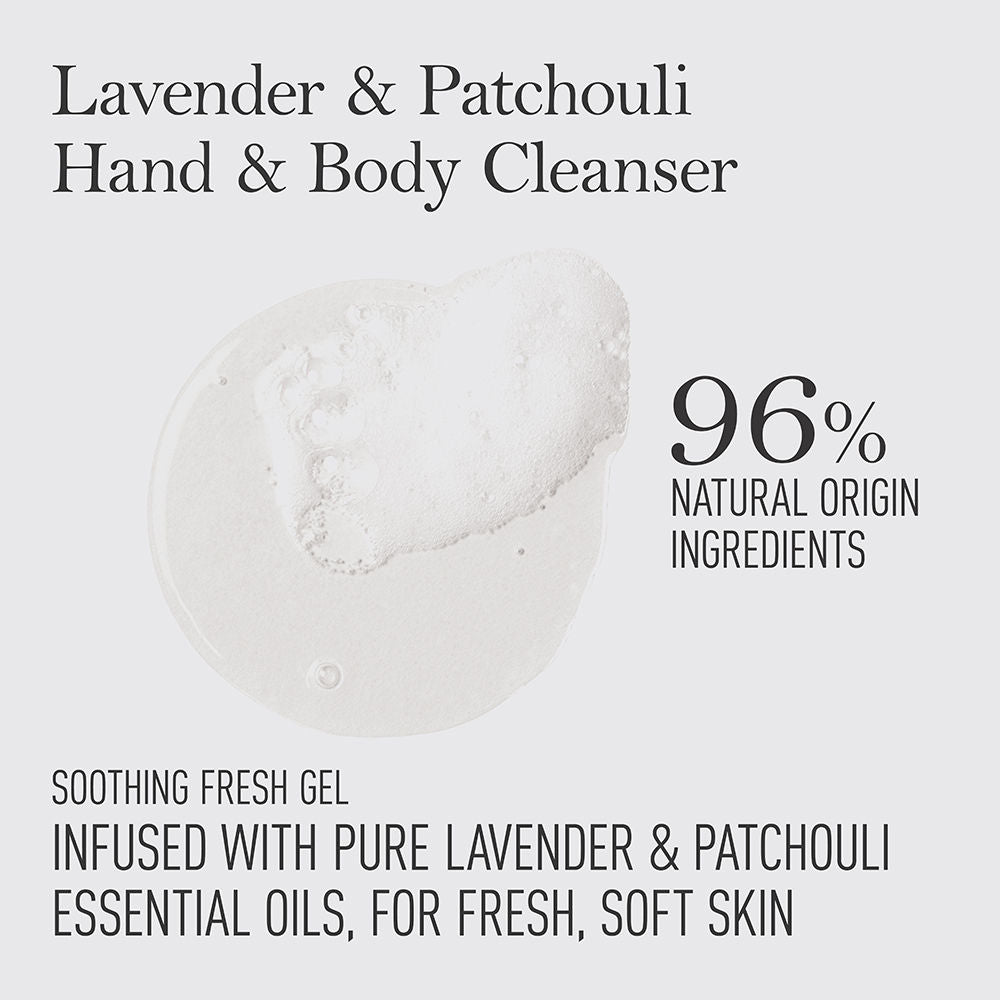 Lavender & Patchouli Calming & Refreshing with Paraben Free Body Cleanser