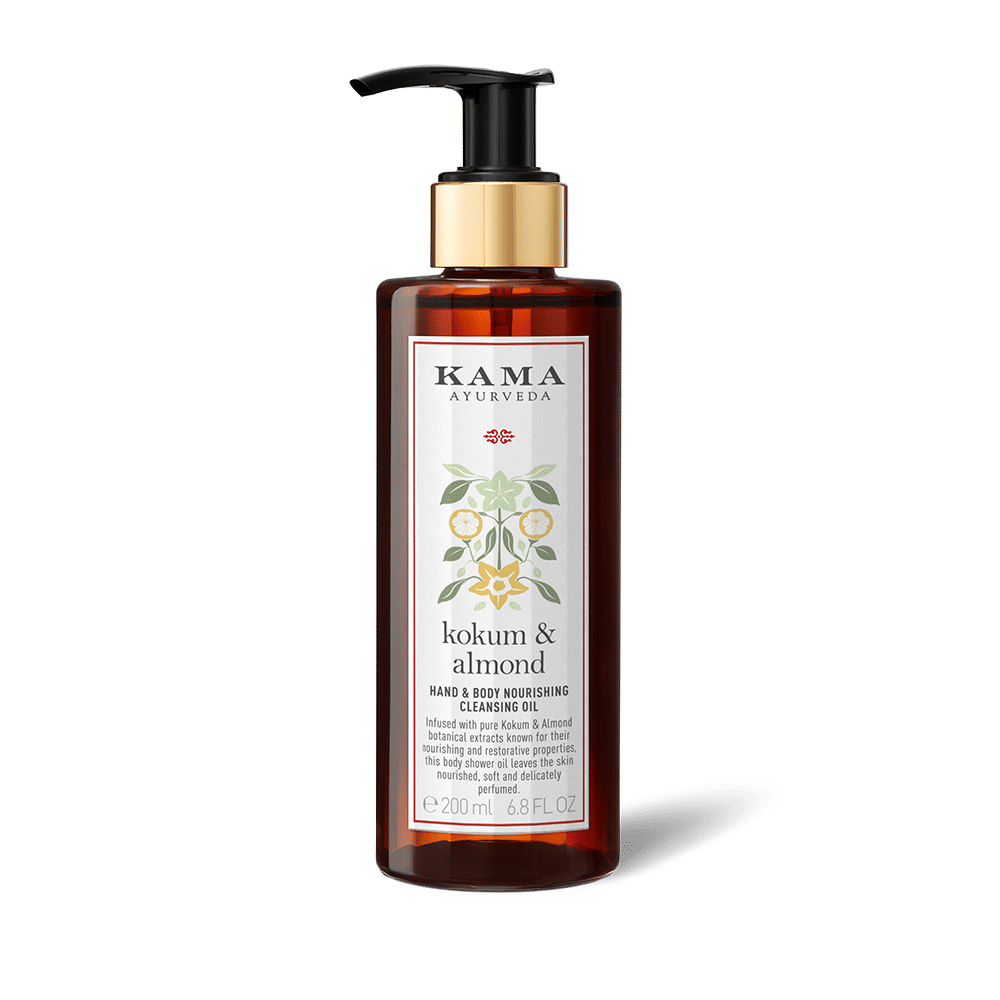 Kokum Almond Nourishing Hand & Body Cleansing Oil with Paraben Free