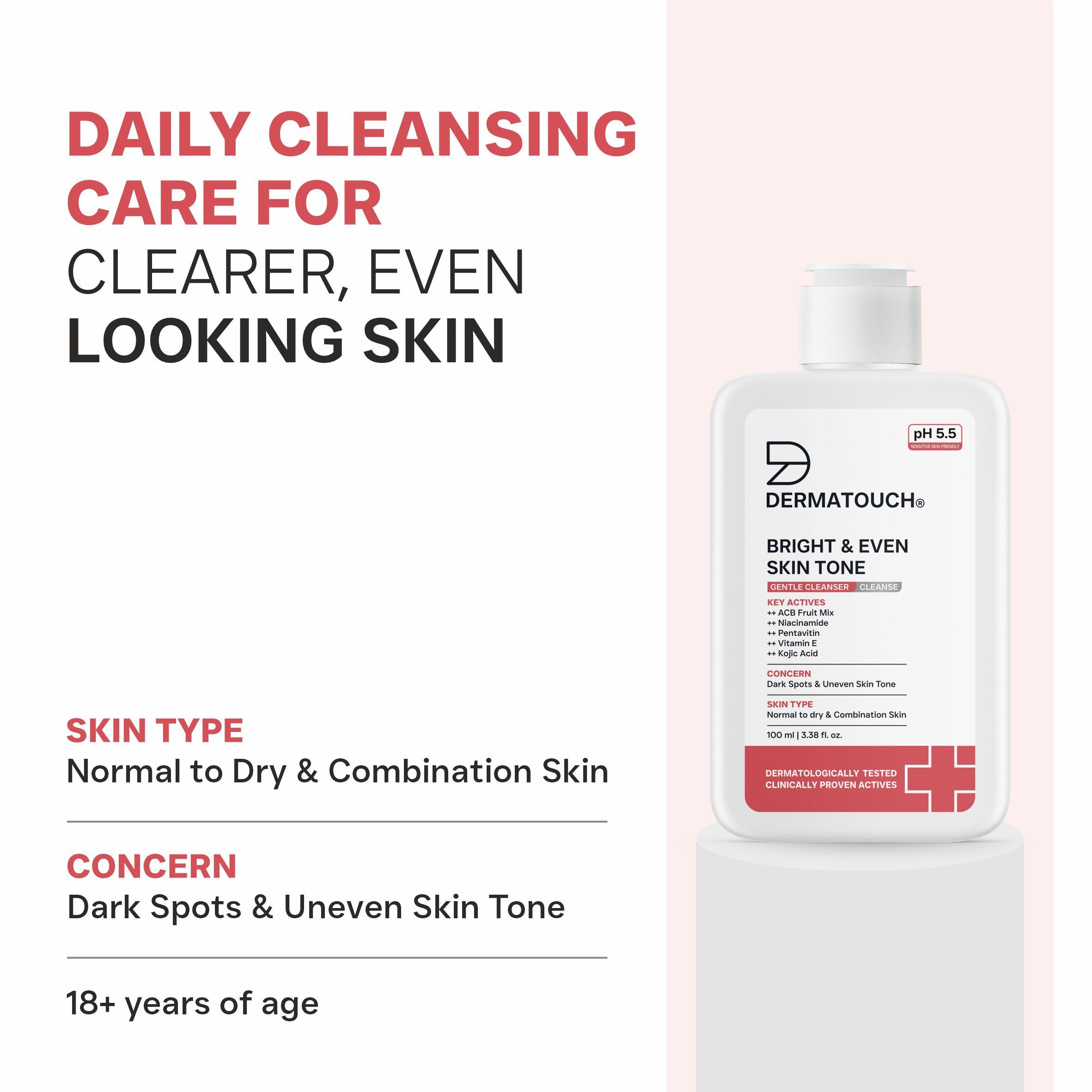 Bright & Even Skin Tone Gentle Cleanser