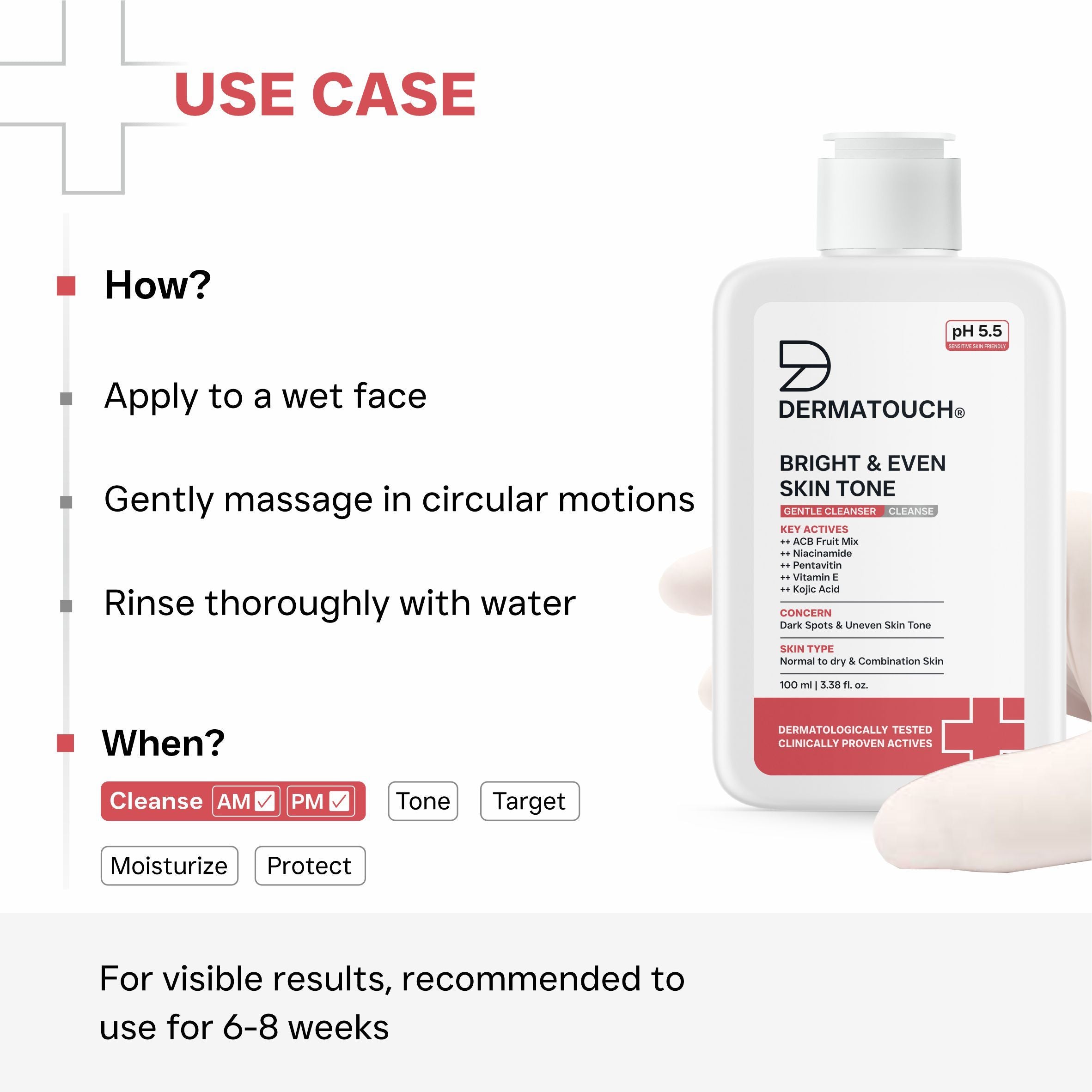Bright & Even Skin Tone Gentle Cleanser