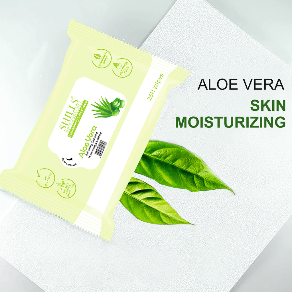 Refreshing Wet Wipes - Aloe Vera