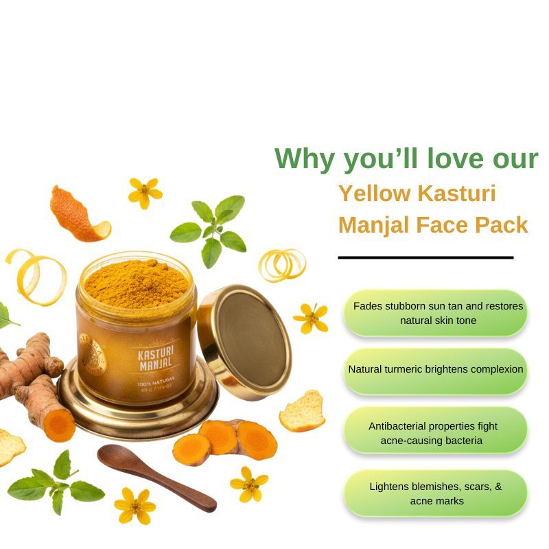 Kasturi Manjal - Wild Turmeric Powder (100% Natural and Premium Quality)