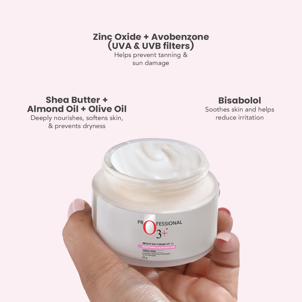 Dermal Brightening & Glow Boosting Zone Bright Day Cream SPF 15