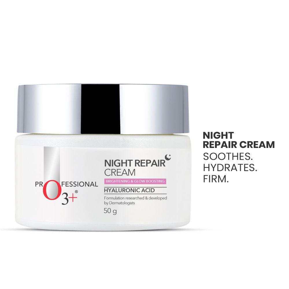 Night Repair Cream - Moisturiser For Brightening & Glow Boosting | Fades Finelines & Wrinkles