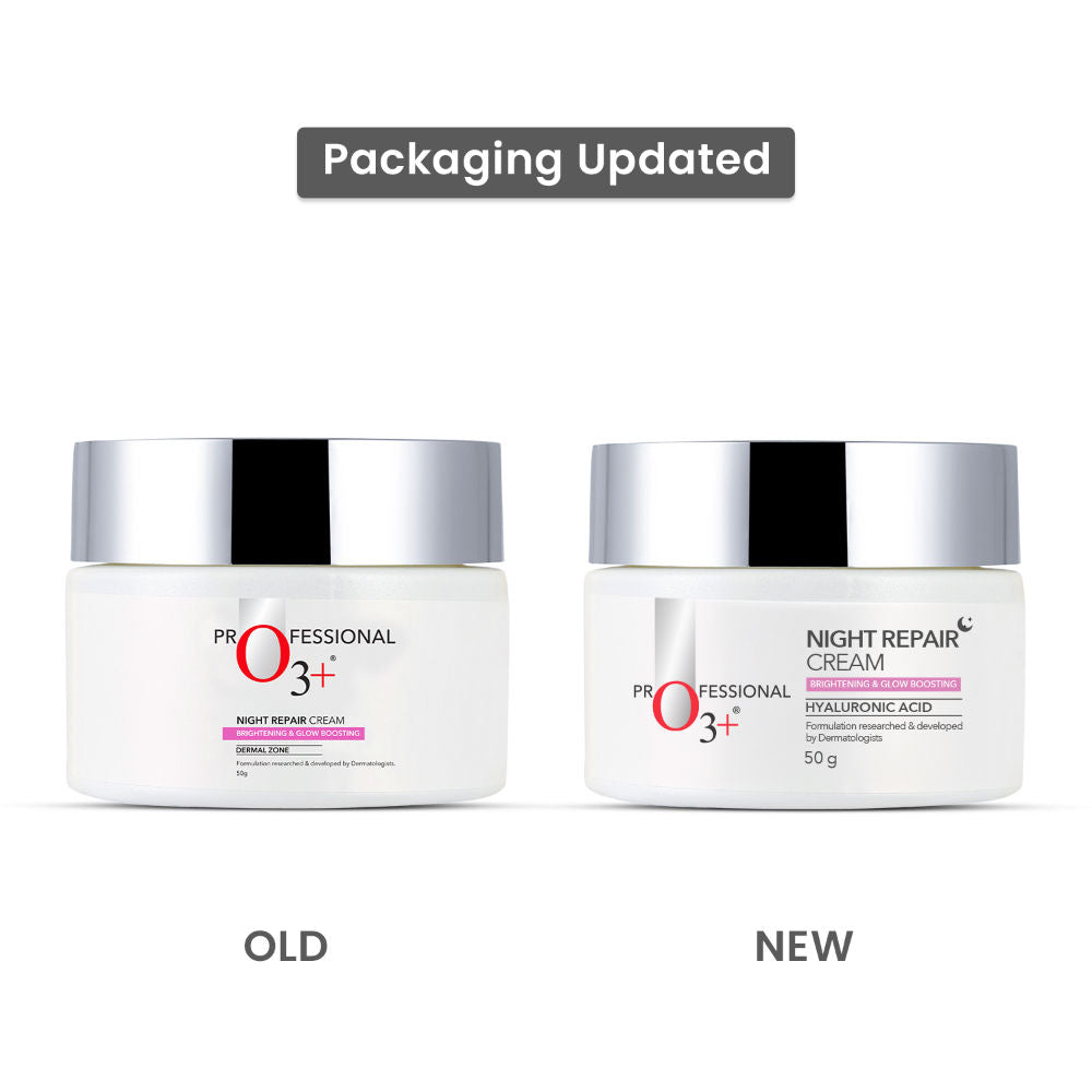 Night Repair Cream - Moisturiser For Brightening & Glow Boosting | Fades Finelines & Wrinkles