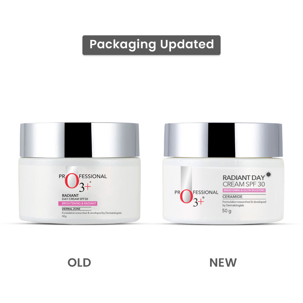 Radiant Day Cream Moisturiser SPF30 for Brightening & Glowing Skin | All Skin Types