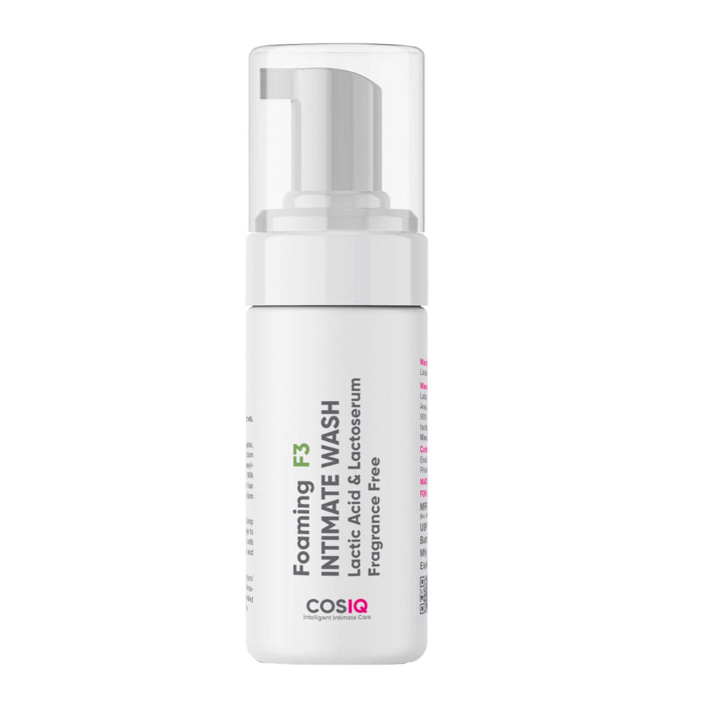 Foaming F3 Intimate Wash - Lactic Acid & Lactoserum For Ichiness & Odour