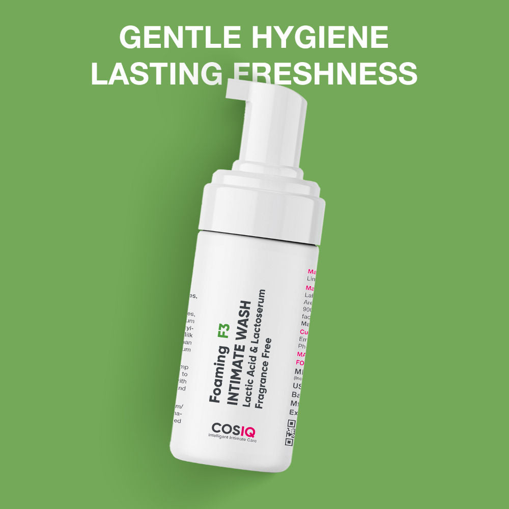 Foaming F3 Intimate Wash - Lactic Acid & Lactoserum For Ichiness & Odour