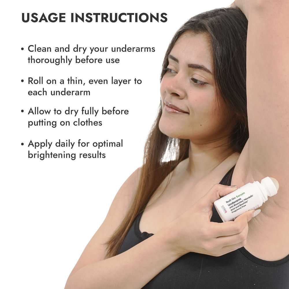 Brightening Underarm Roll On Serum For Women & Men