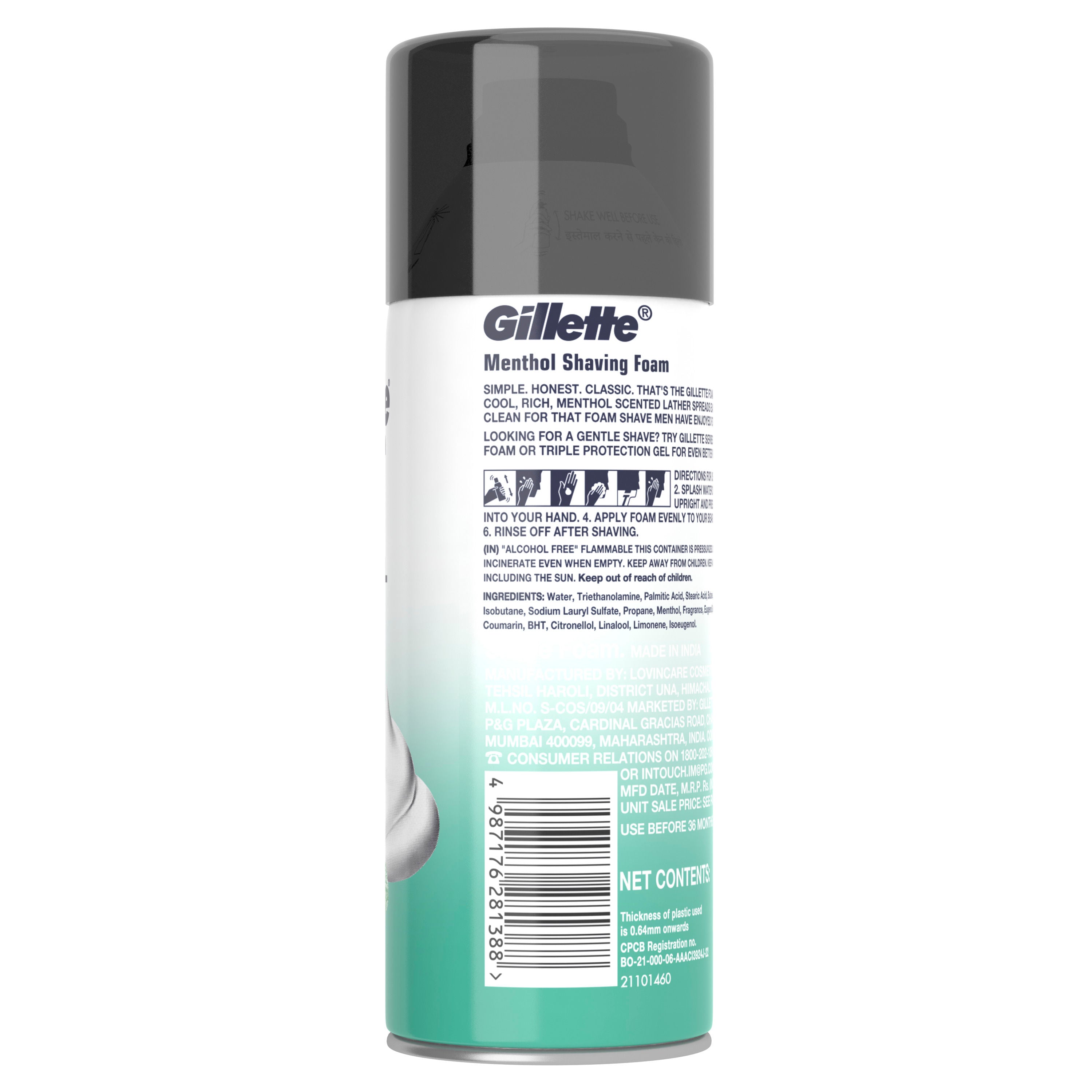Classic Menthol Shaving Foam