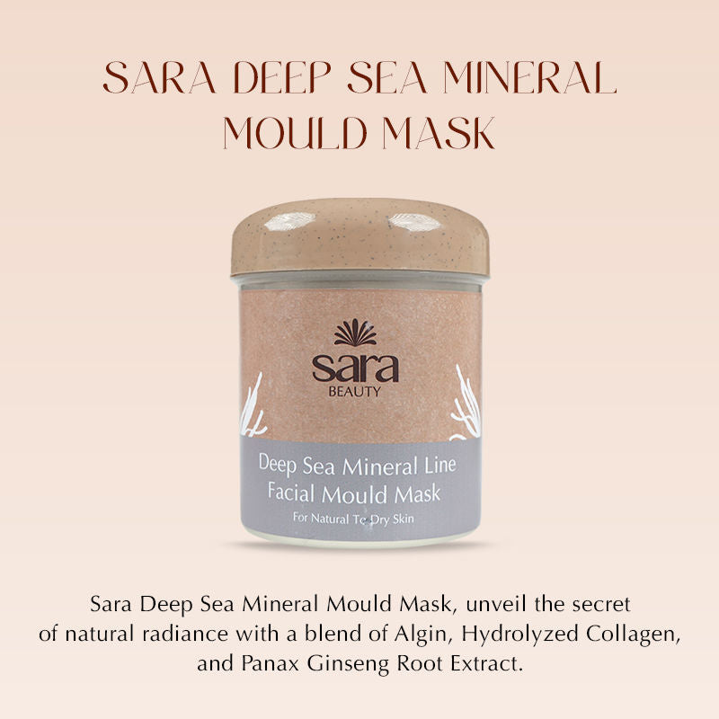 Deep Sea Mineral Line Facial Mould Mask for hydration, nourishment & anti-aging benefits