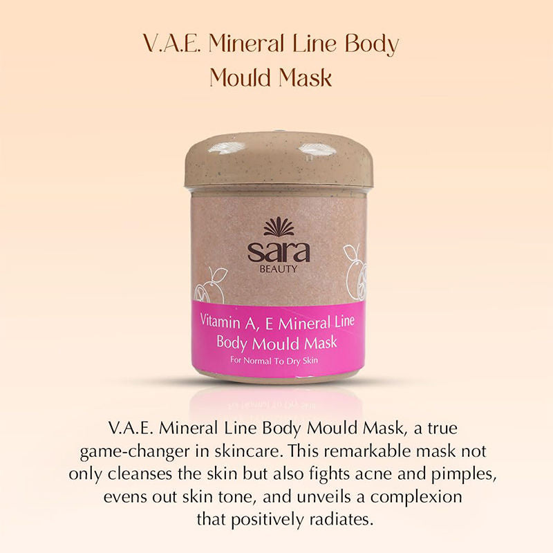 Vitamin A & E Mineral Line Body Mould Mask for Smoother Skin & Brighter Glow