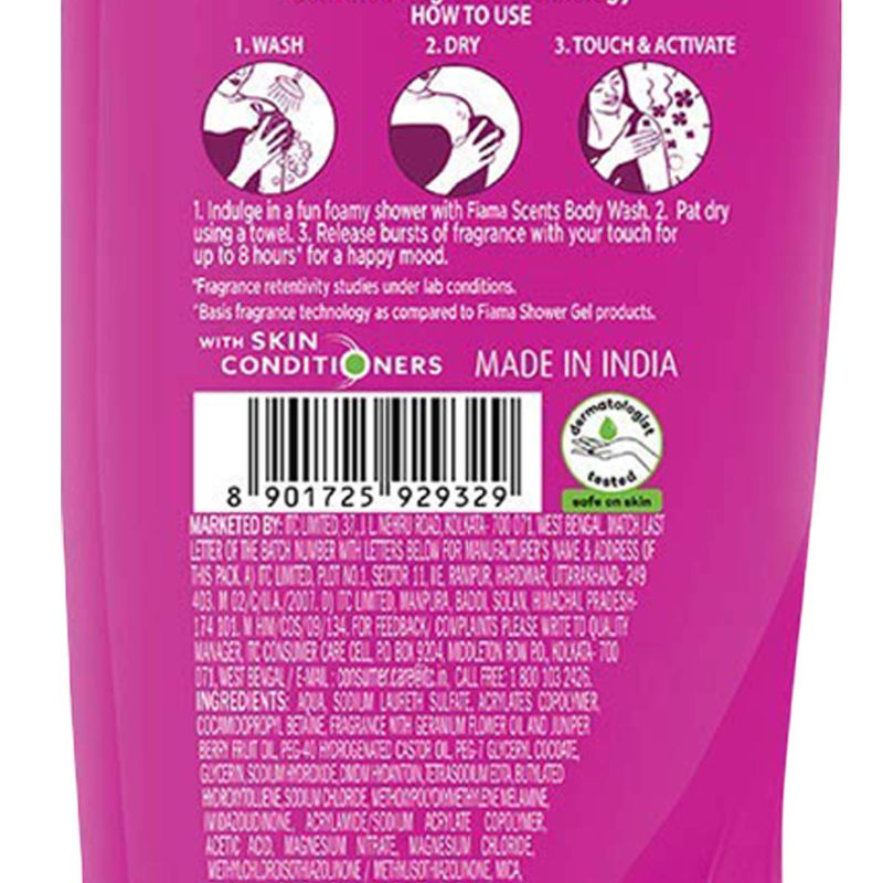Scents Juniper & Geranium Body Wash