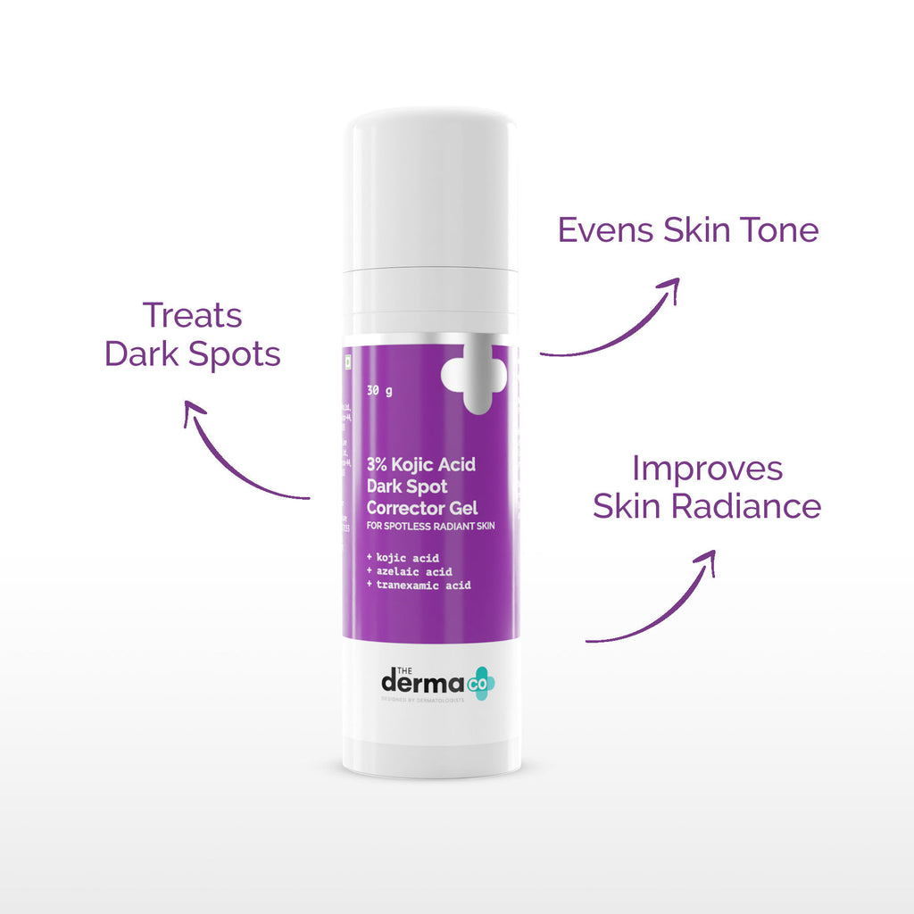 3% Kojic Acid Gel for Dark Spot Correction and Spotless & Radiant Skin
