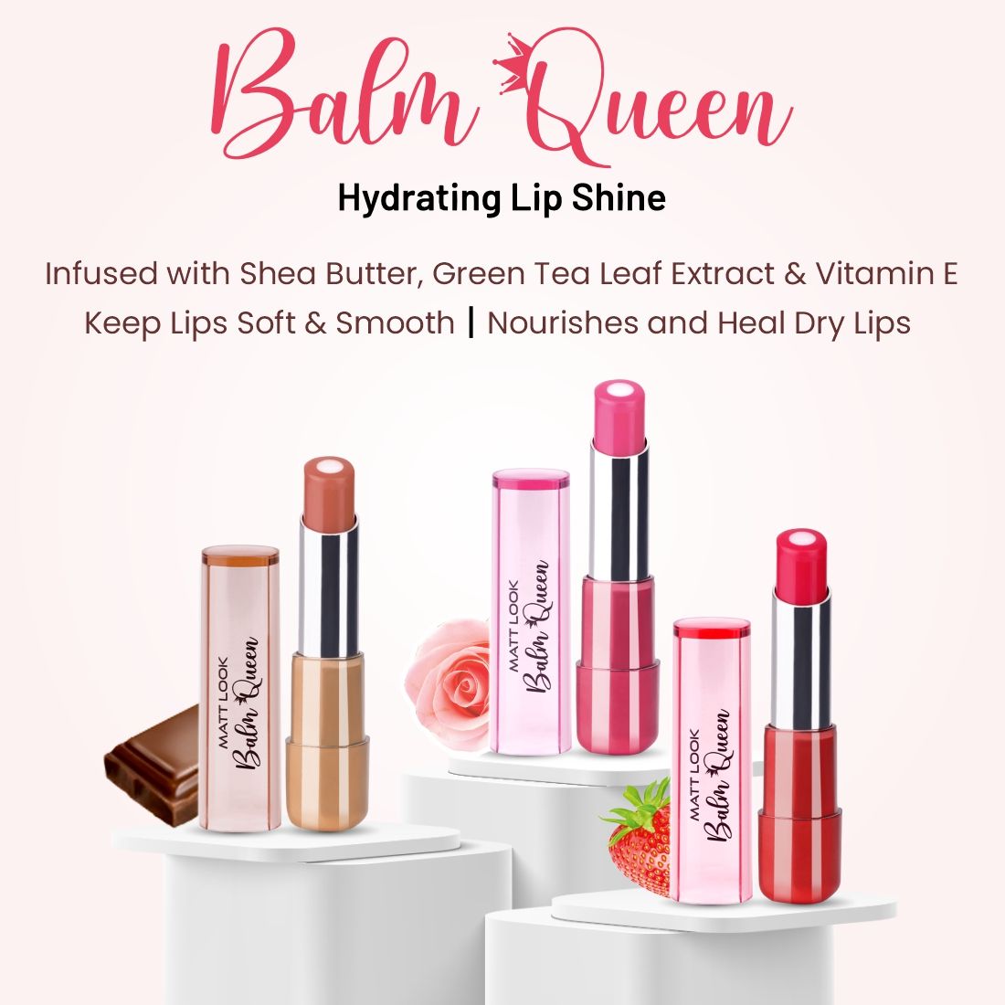 Balm Queen Hydrating Lip Balms