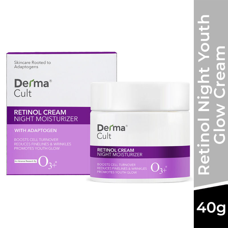 Derma Cult Retinol Cream Night Moisturizer For Wrinkles Radiance