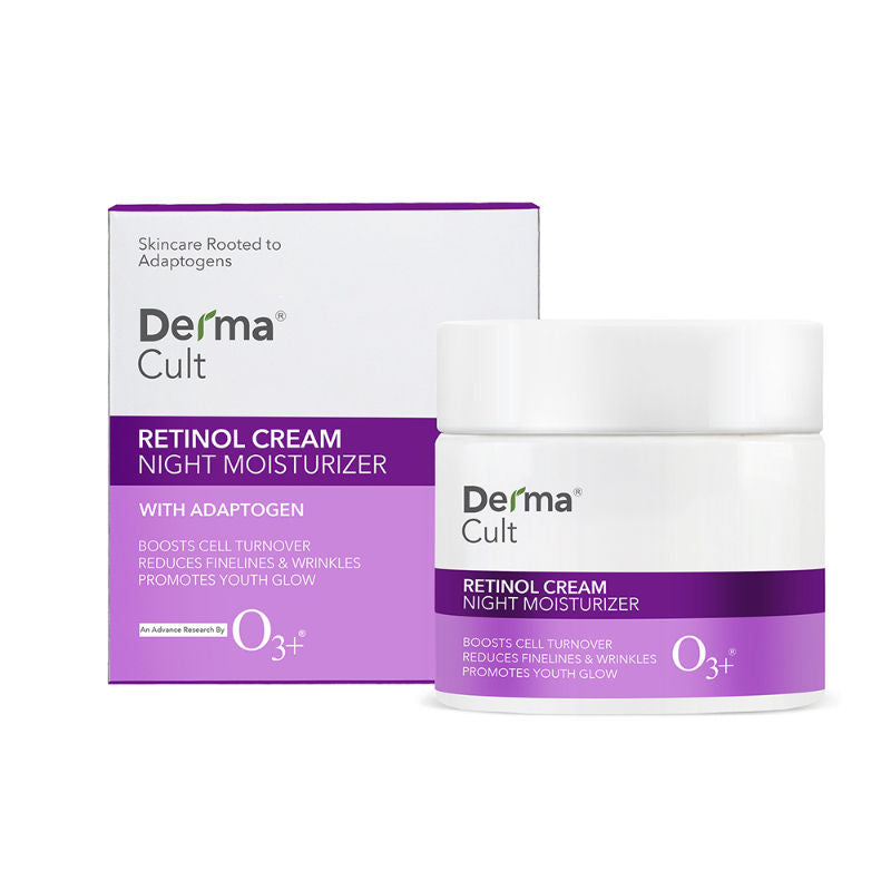 Derma Cult Retinol Cream Night Moisturizer For Wrinkles Radiance