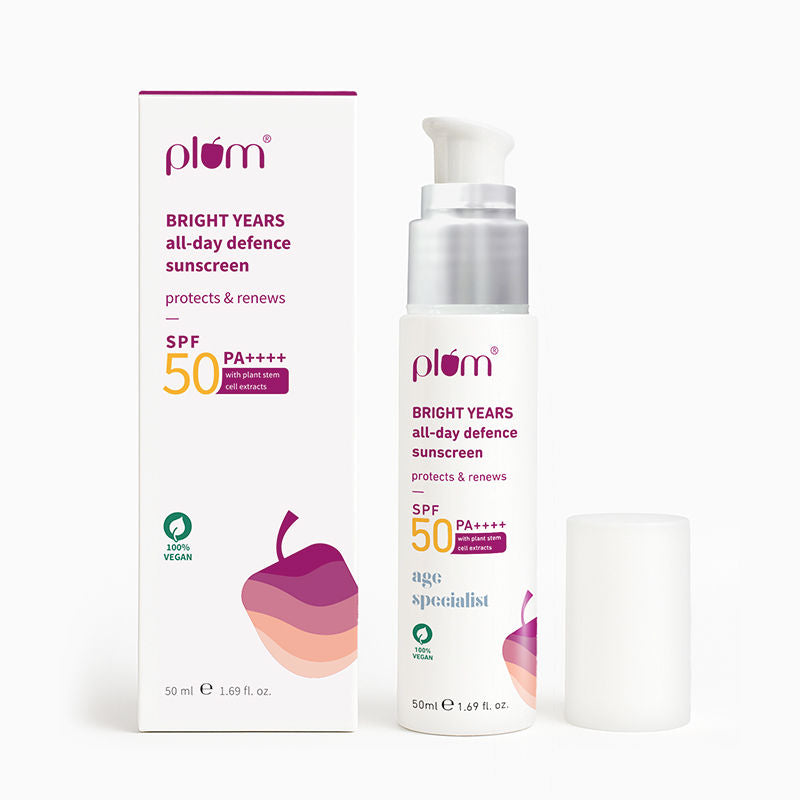Bright Years All-Day Defence SPF 50 PA++++ Sunscreen For Oily, Normal & Dry Skin