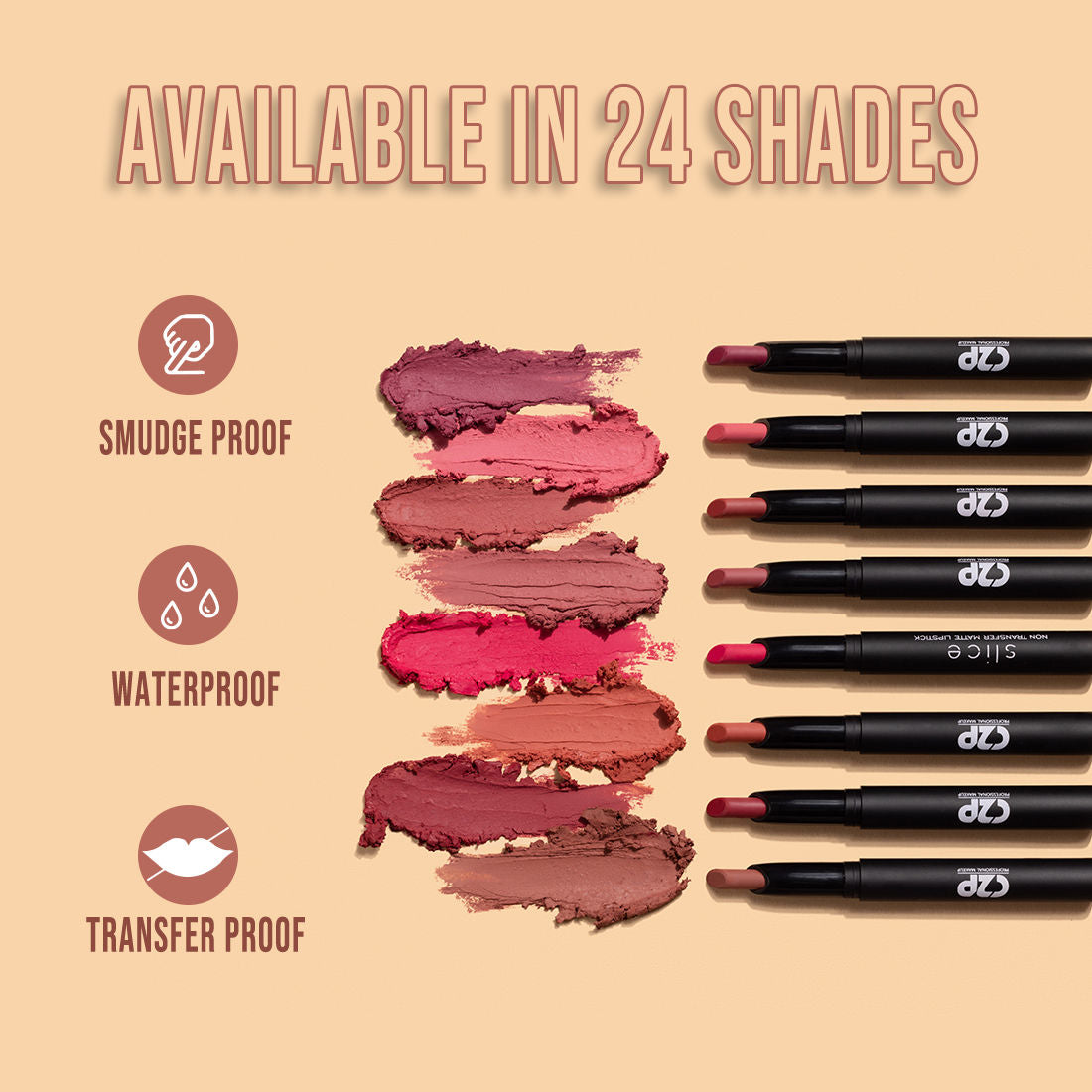 Slice Non Transfer Matte Lipstick